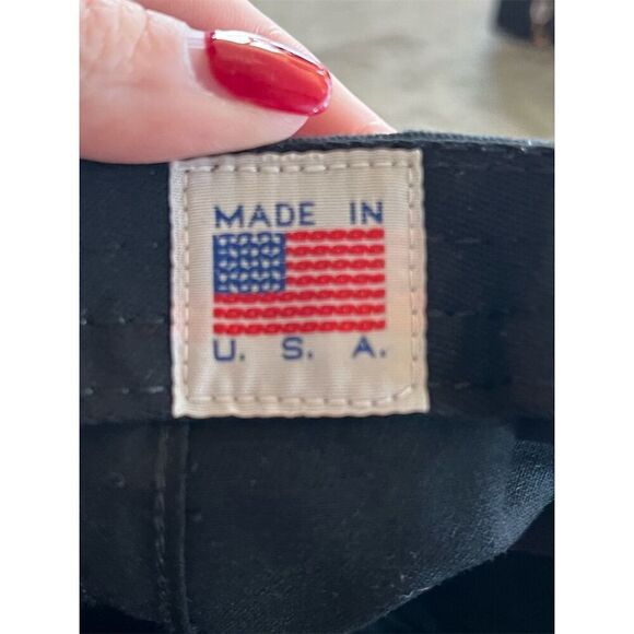 Only NY Unisex Black Embroidered Red Box Running Cap Adjustable Strap - Picture 7 of 8